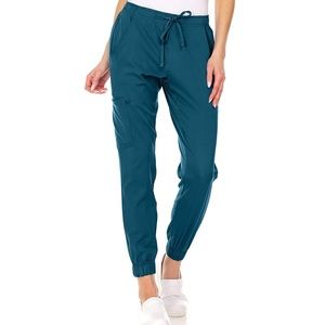 Green/Blue Jogger Scrub Pants